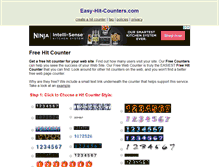 Tablet Screenshot of beta.easyhitcounters.com